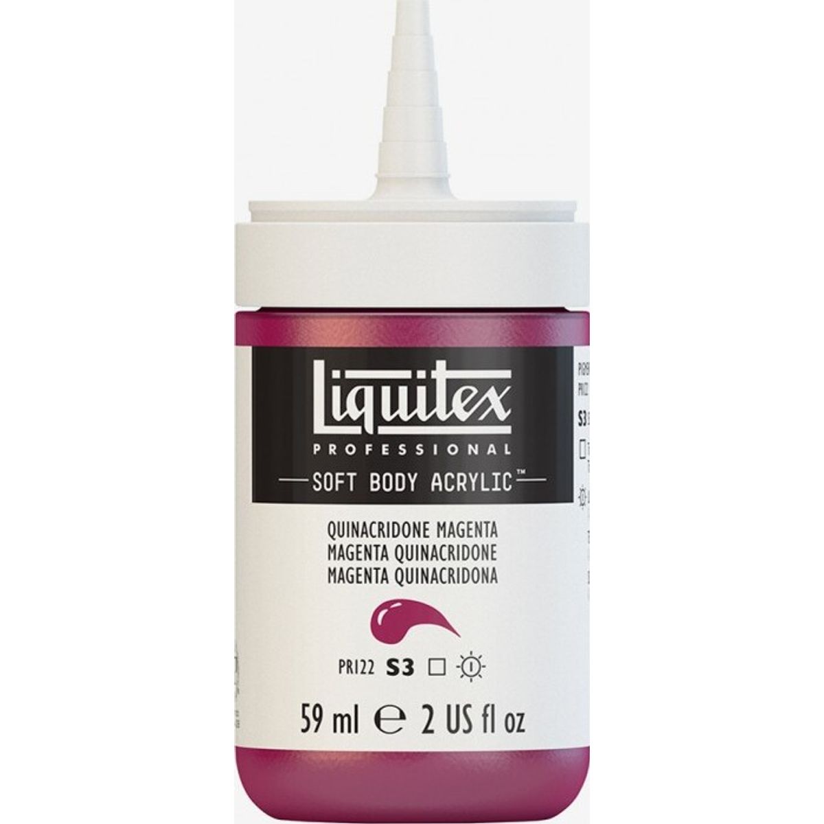 Liquitex - Akrylmaling - Soft Body - Quinacridone Magenta 59 Ml