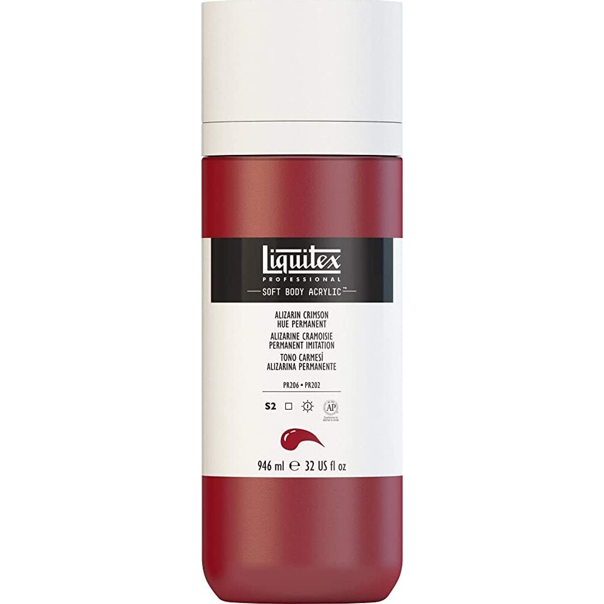 Liquitex - Akrylmaling - Soft Body - Alizarin Crimsonhue 946 Ml