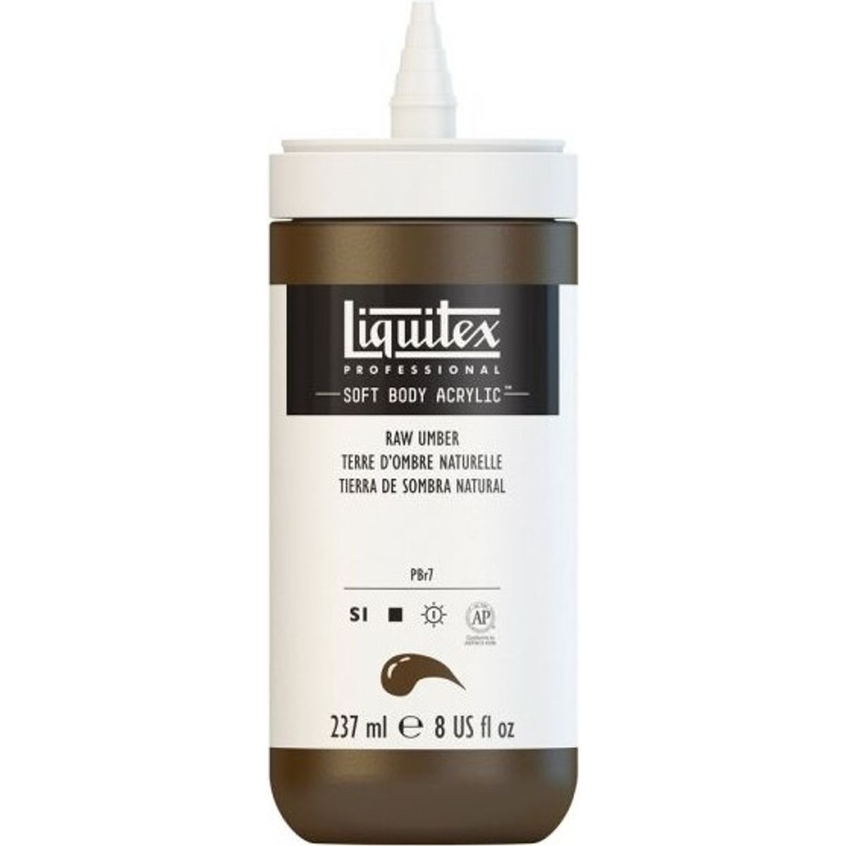 Liquitex - Soft Body Akrylmaling - Raw Umber 237 Ml