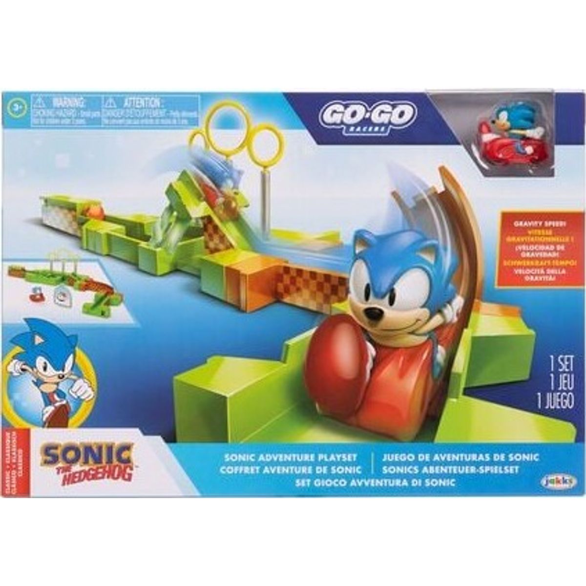 Sonic - Go Go Racers Playsets - Sonic & Knuckles Asst (423334)