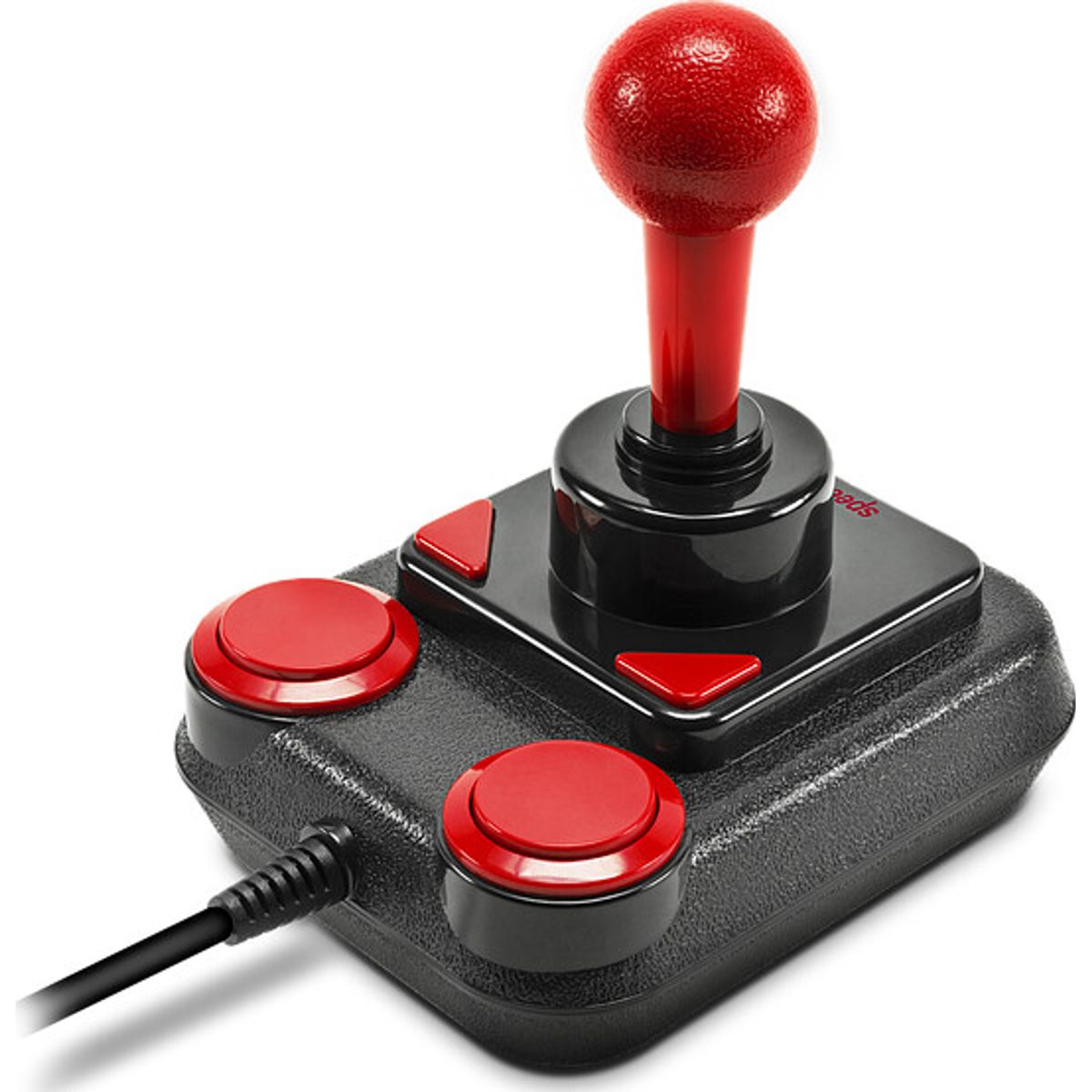 Speedlink - Competition Pro Extra Usb Joystick Controller - Sort Rød - Sl-650212-bkrd