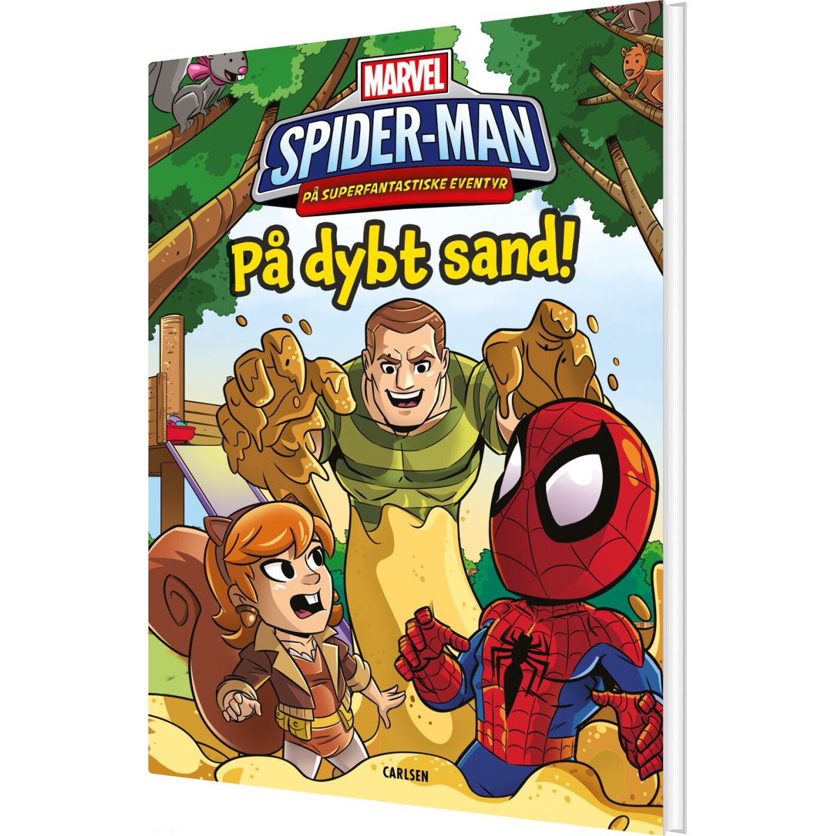 Spider-man På Superfantastiske Eventyr - På Dybt Sand - Märvel - Bog