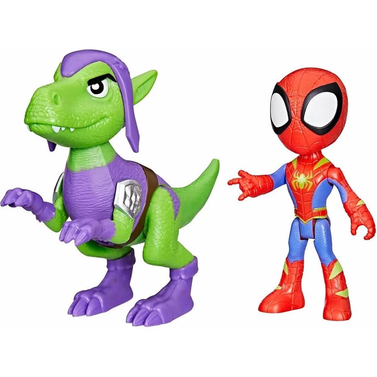 Spidey Og Hans Fantastiske Venner - Dino-webs Spidey & Goblin Raptor Action