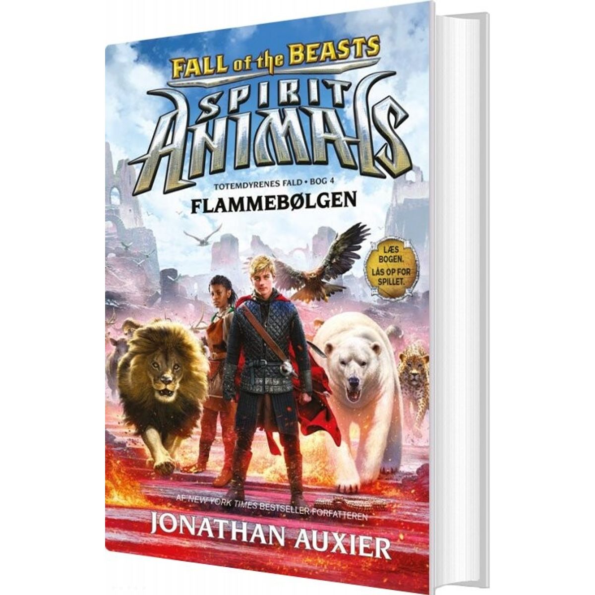 Spirit Animals - Fall Of The Beasts 4: Flammebølgen - Jonathan Auxier - Bog