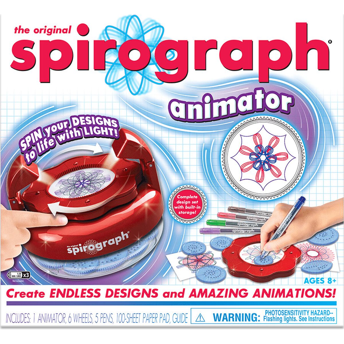 Spirograph Sæt - Animator Spiral Tegnesæt