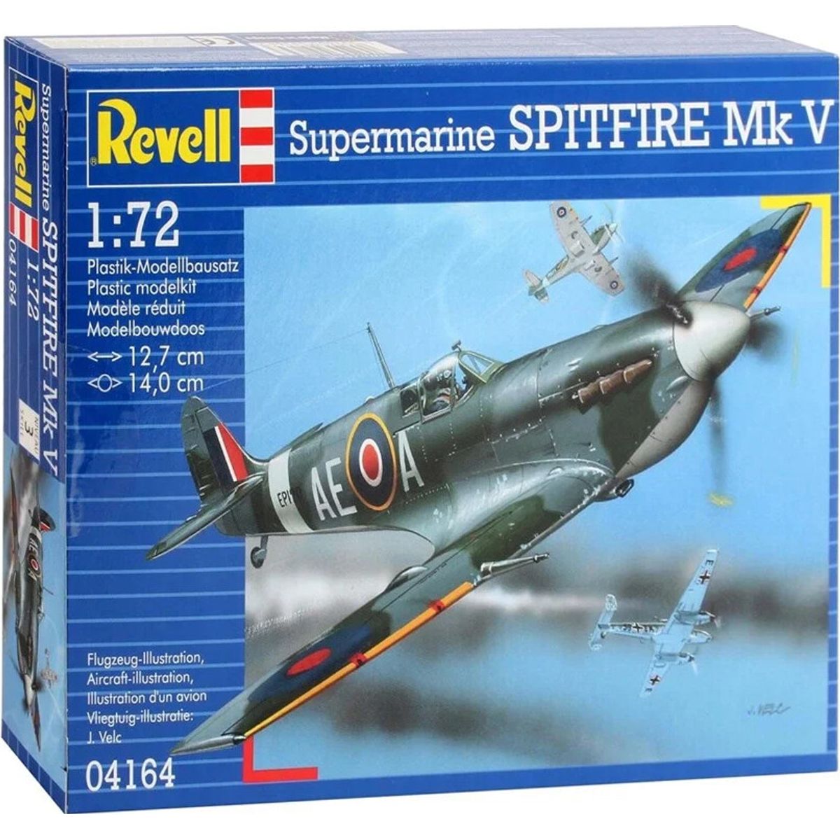 Revell - Supermarine Spitfire Mk V Fly Byggesæt - 1:72 - 04164