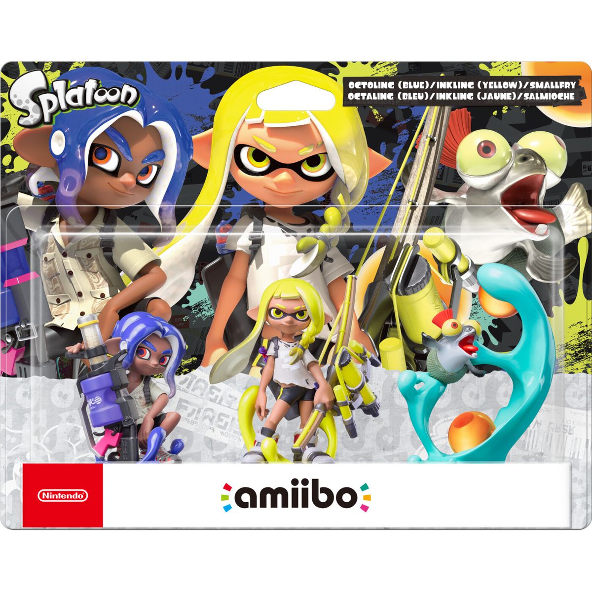 Nintendo Amiibo Figurer - Splatoon - Octoline, Inkline + Smallfry