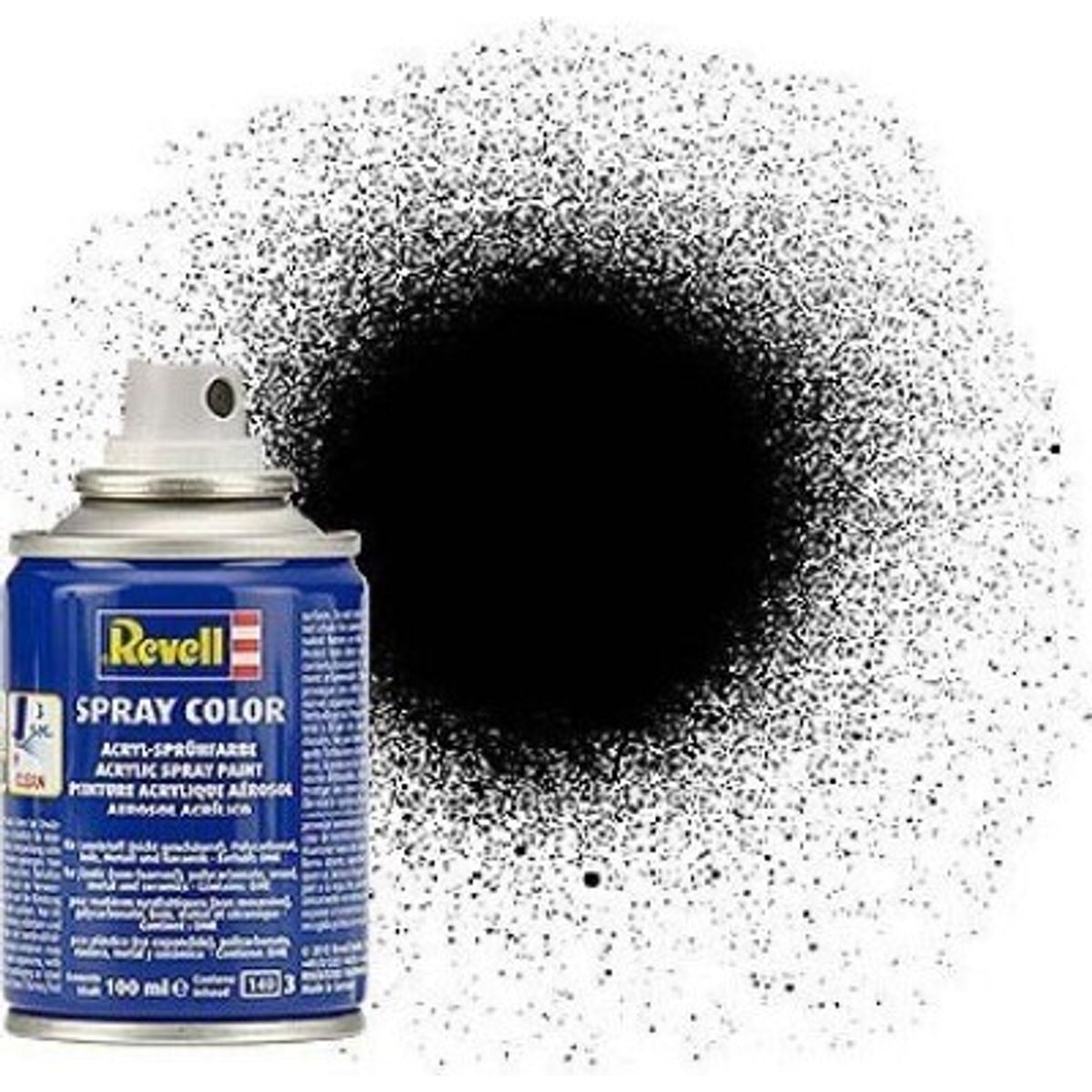 Revell - Spray Color Spraymaling - Black Silk 100 Ml