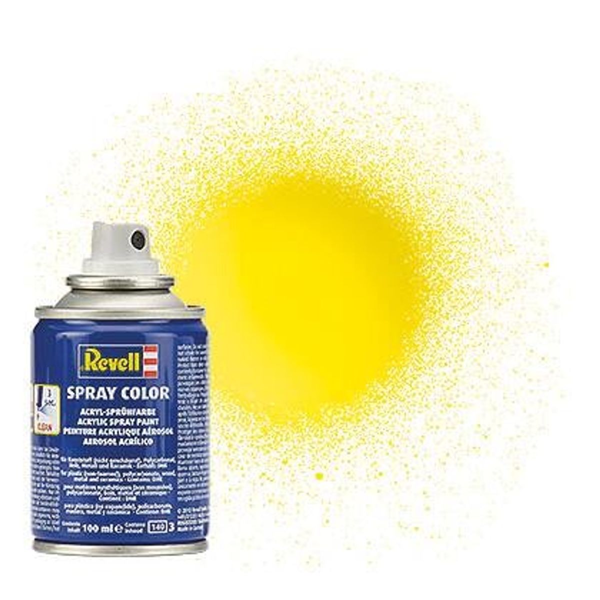 Revell - Spray Color Spraymaling - Yellow Gloss 100 Ml