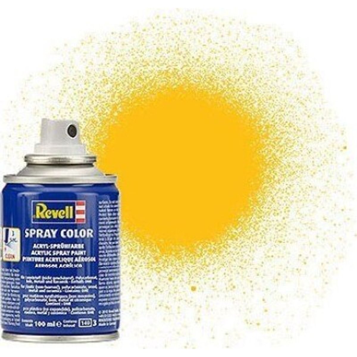 Revell - Spray Color Spraymaling - Yellow Mat 100 Ml