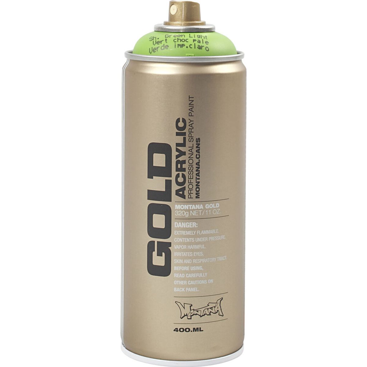 Montana Gold - Spraymaling - Lys Grøn - 400 Ml