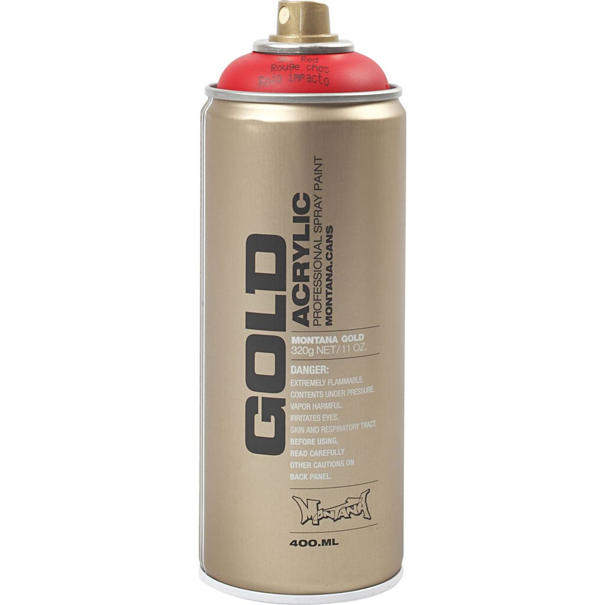 Montana Gold - Spraymaling - Rød - 400 Ml