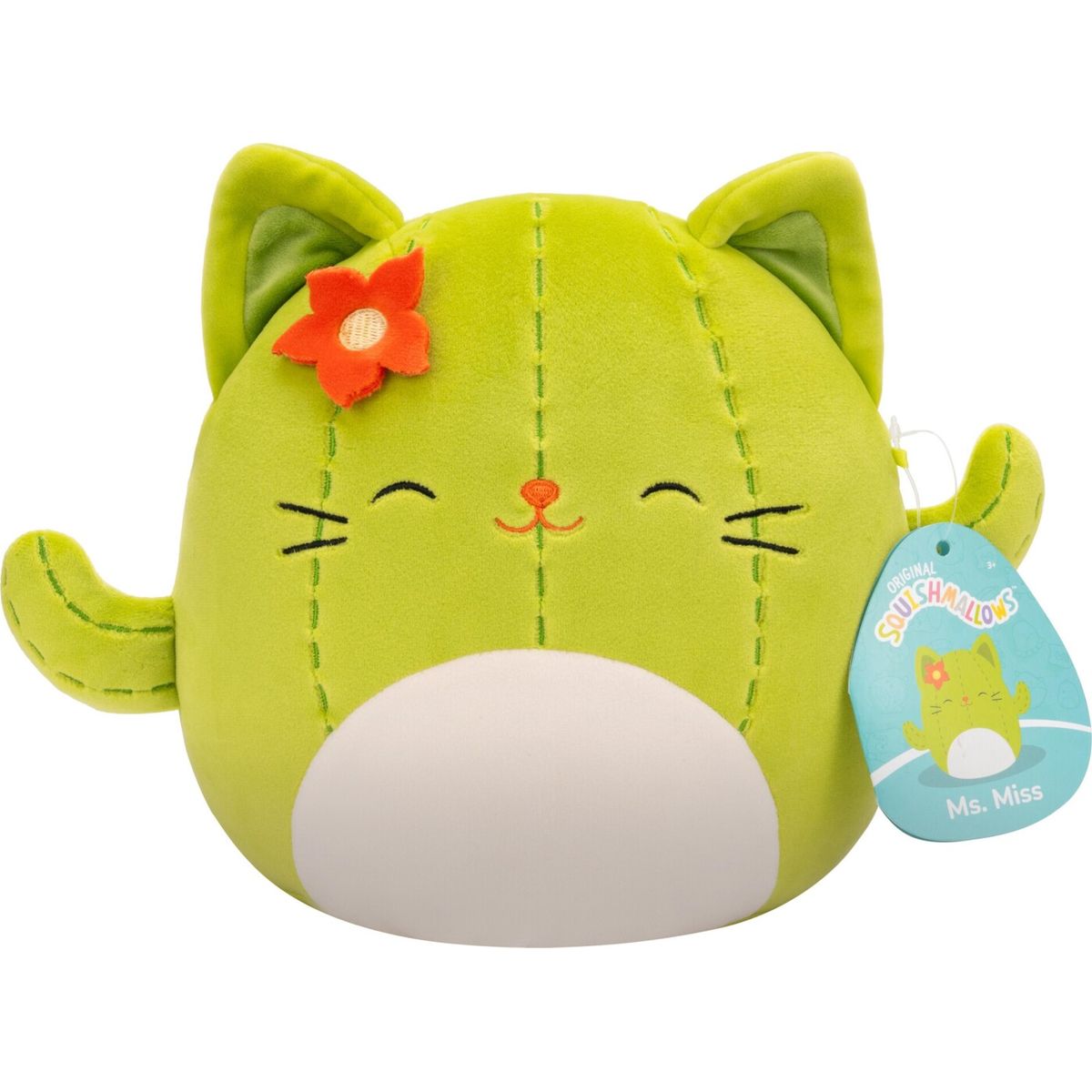 Squishmallows Bamse - Ms. Miss Kaktus Kat - 19 Cm