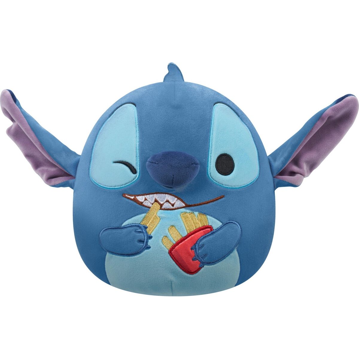 Squishmallows Bamse - Stitch Med Pomfritter - Disney - 20 Cm