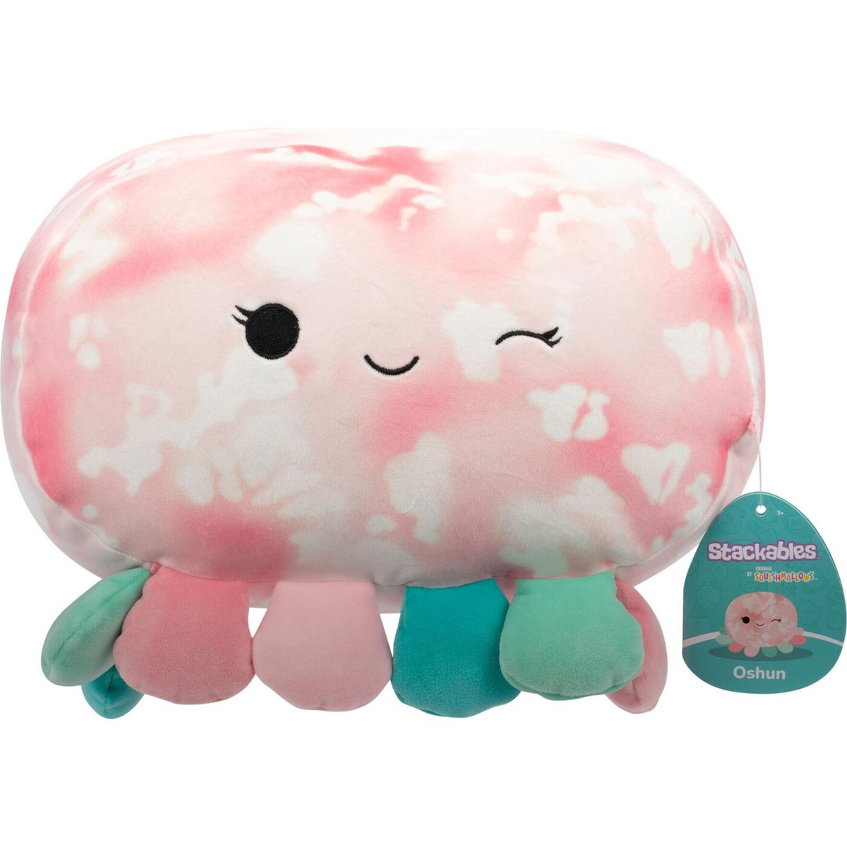 Squishmallows Bamse - Stackables - Oshun Blæksprutte - 30 Cm