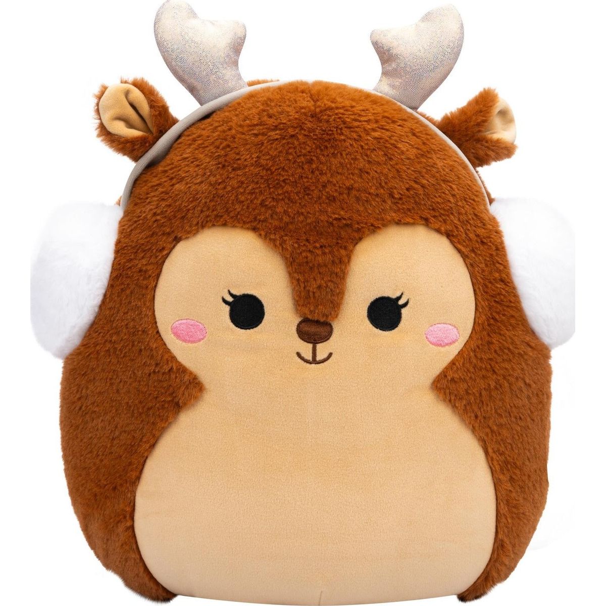 Squishmallows - 30 Cm Bamse P21 Fuzz A Mallows - Darla Reindeer