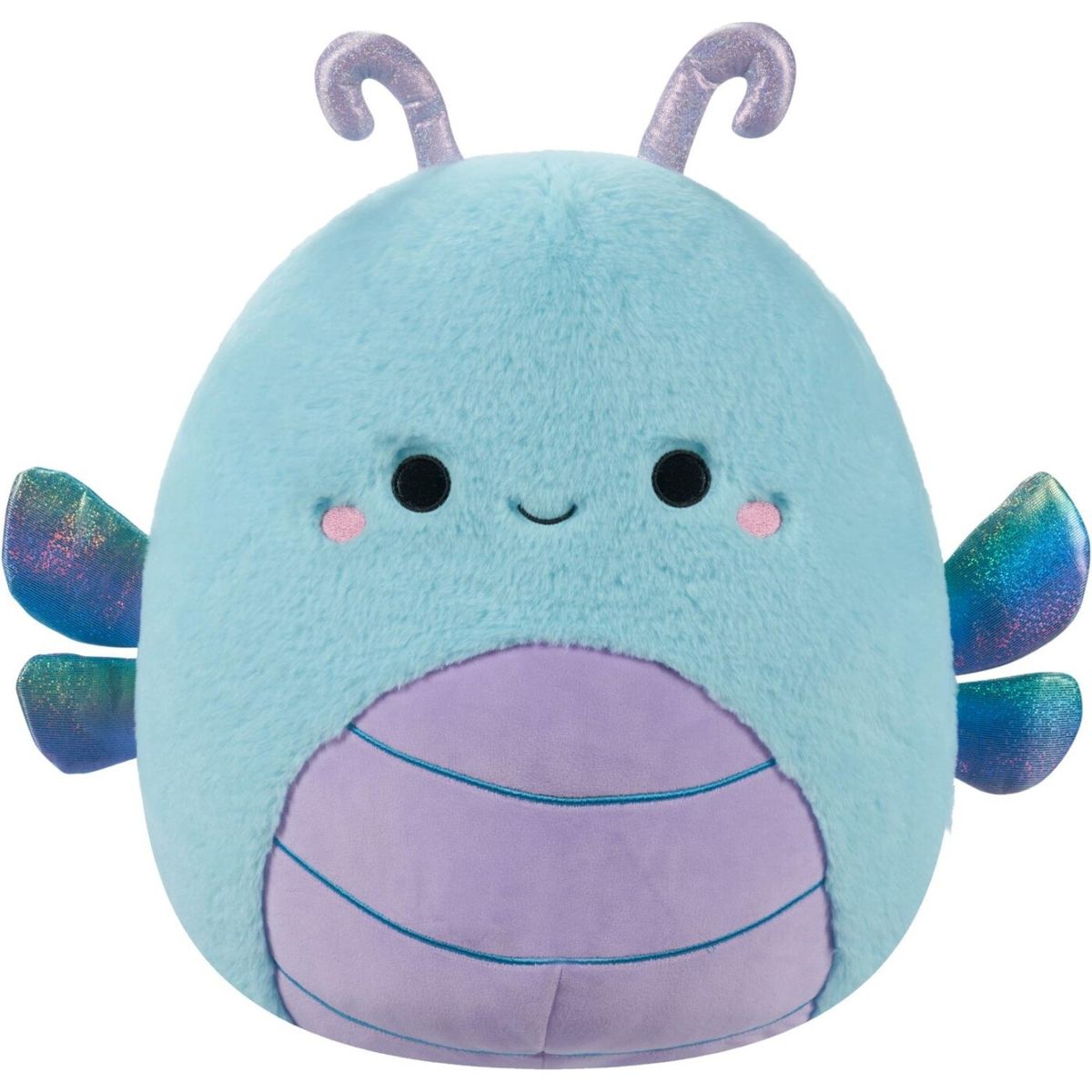 Squishmallows Bamse - Fuzz A Mallows - Dragonfly Heather - 40 Cm