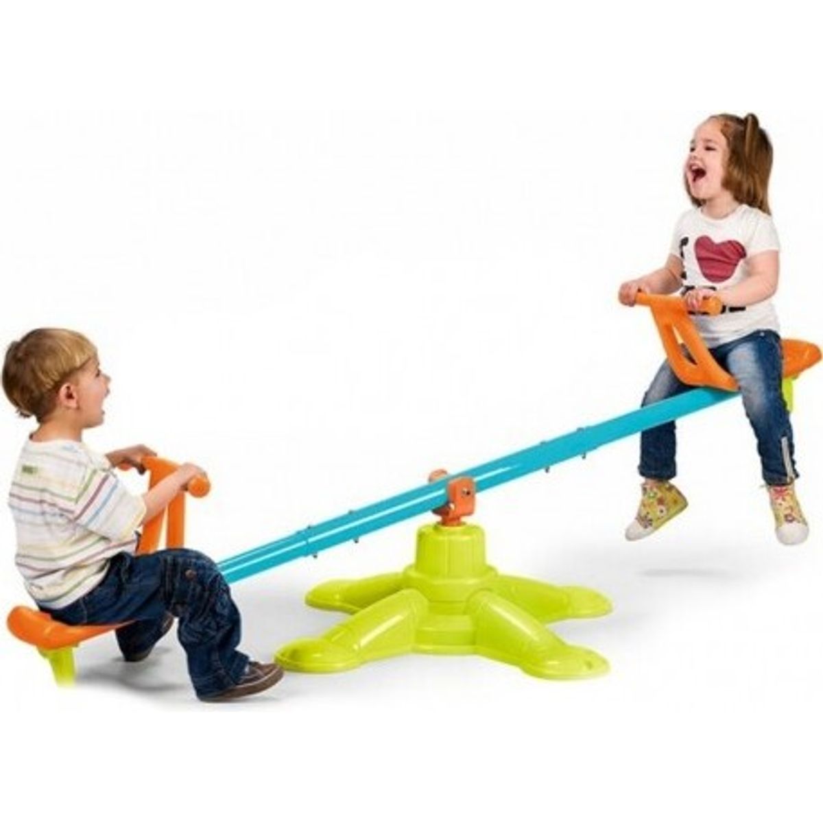 Feber - Vippegynge Til Børn - 360 Drejbar - Twister Seesaw