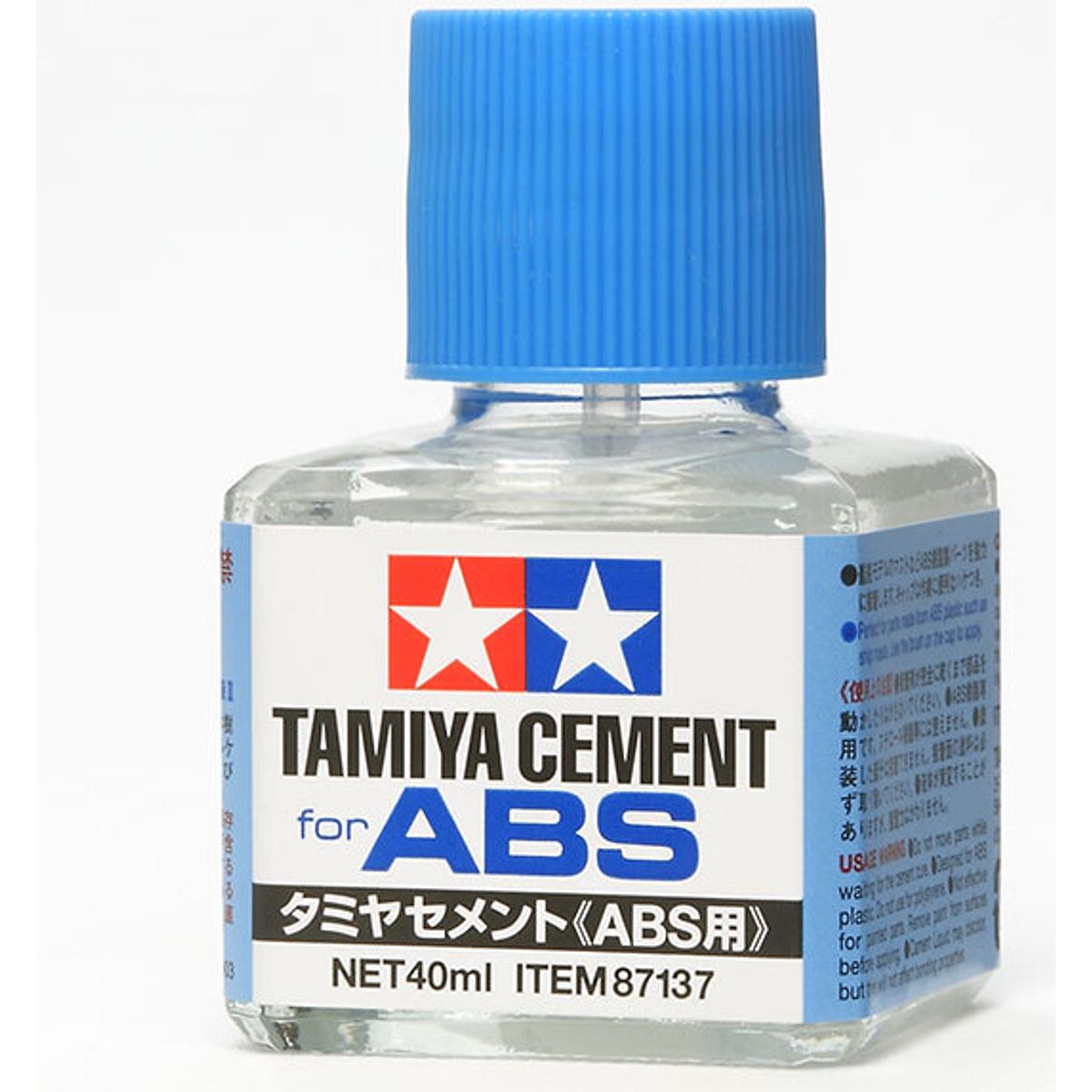 Tamiya - Cement For Abs - Model Lim Til Abs Plast - 40 Ml - 87137