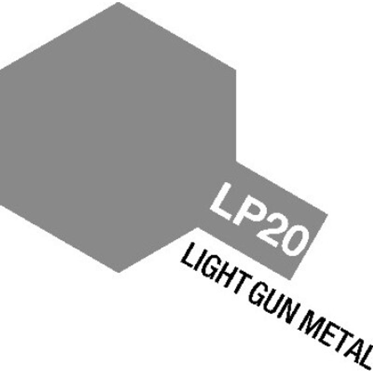 Tamiya - Lacquer Paint - Lp-20 Light Gun Metal Gloss - 82120