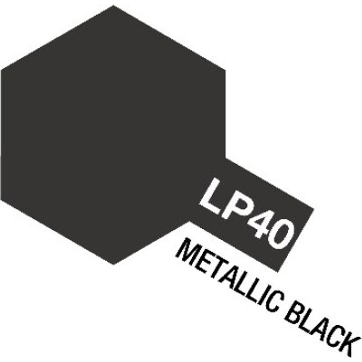 Tamiya - Lacquer Paint - Lp-40 Metallic Black Gloss - 82140