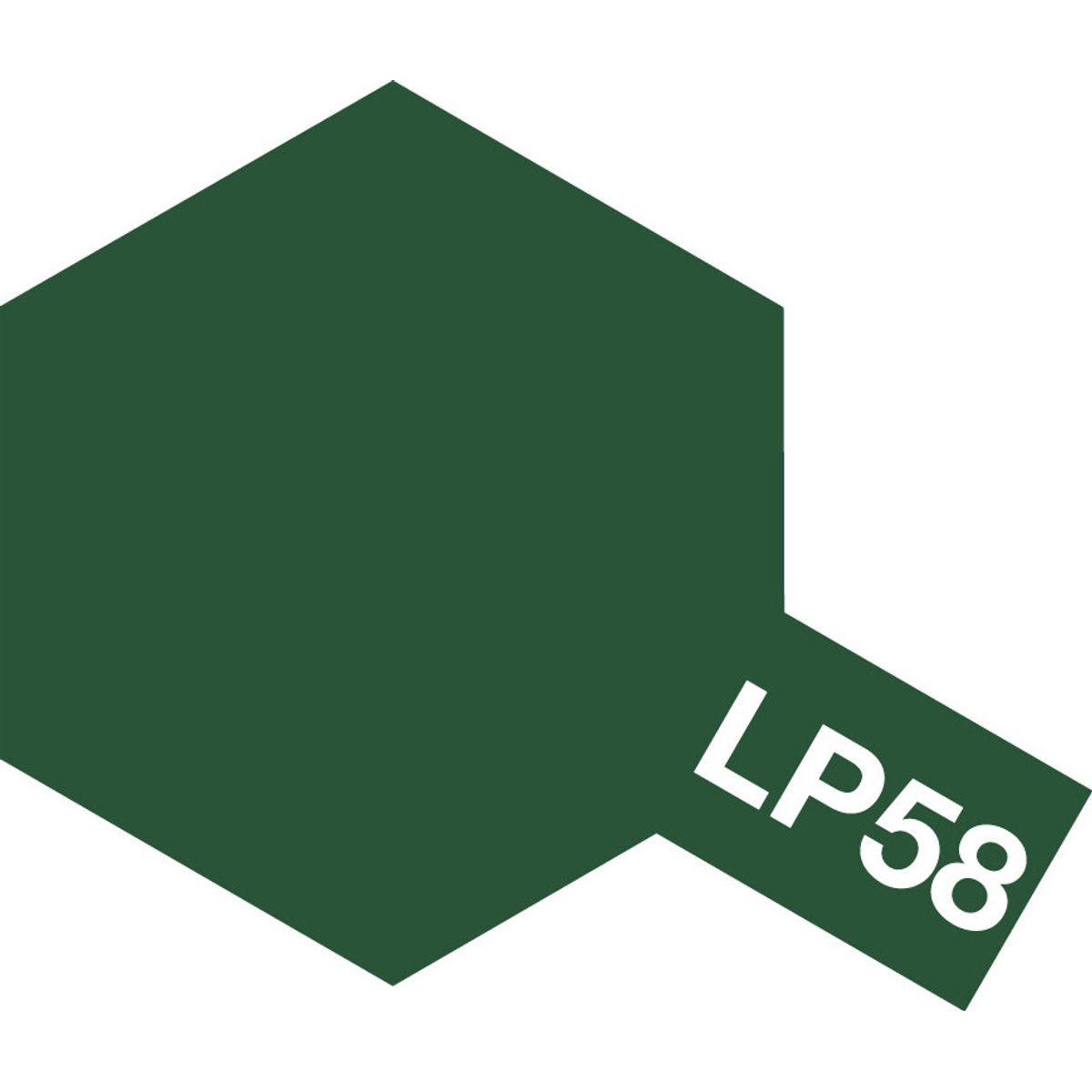 Tamiya - Lacquer Paint - Lp-58 Nato Green Flat - 82158