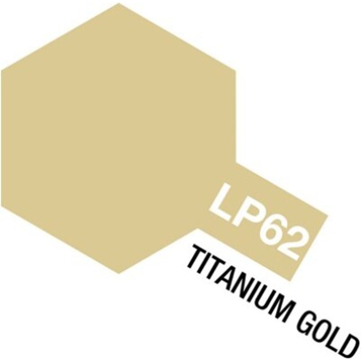 Tamiya - Lacquer Paint - Lp-62 Titanium Gold Metallic Gloss - 82162