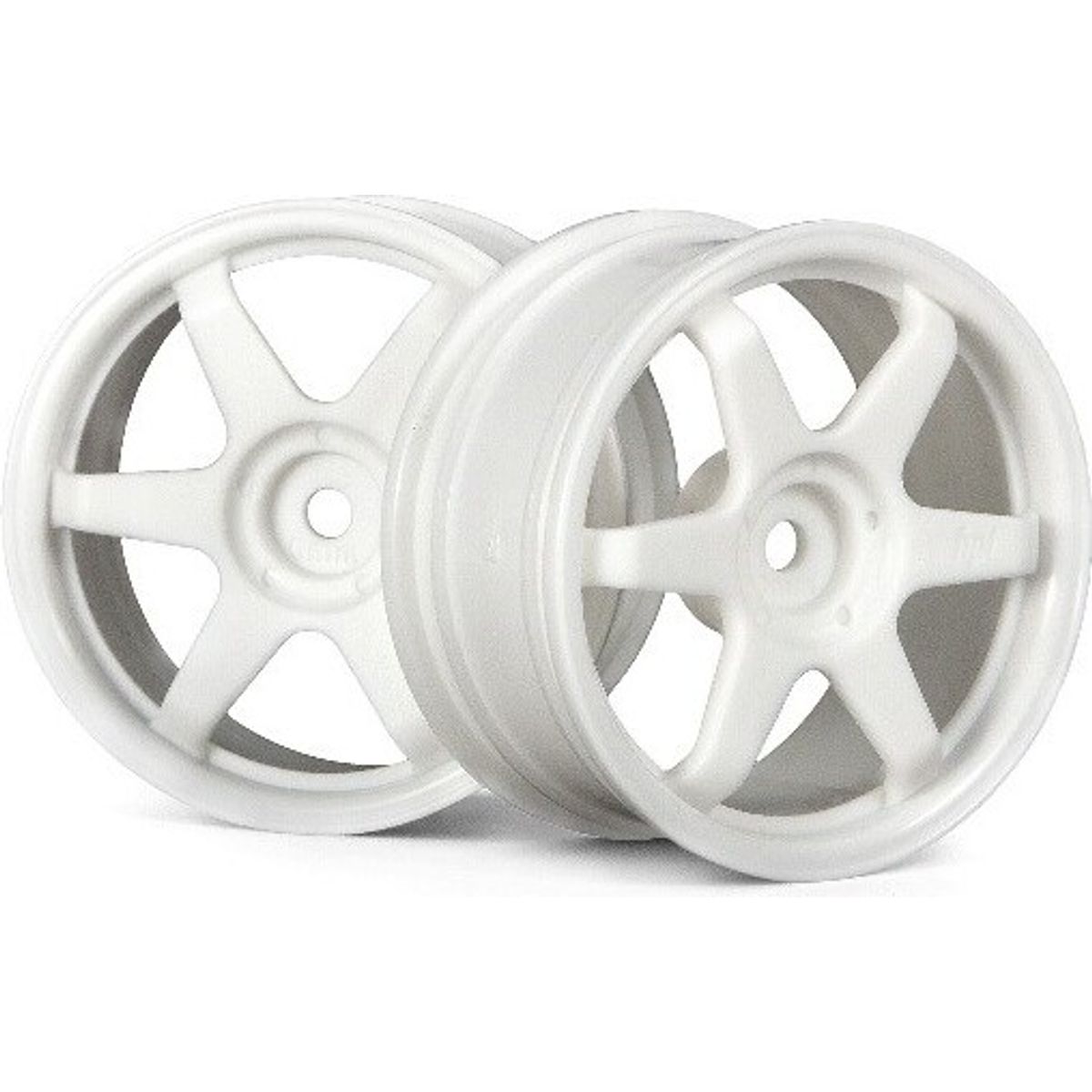 Te37 Wheel 26mm White(omm Offset) - Hp3835 - Hpi Racing