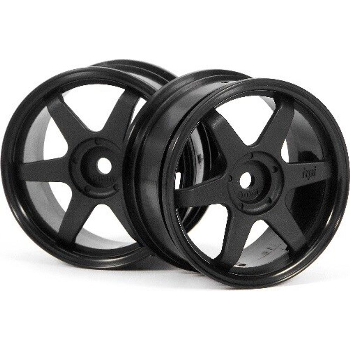 Te37 Wheel 26mm Black (0mm Offset) - Hp3836 - Hpi Racing