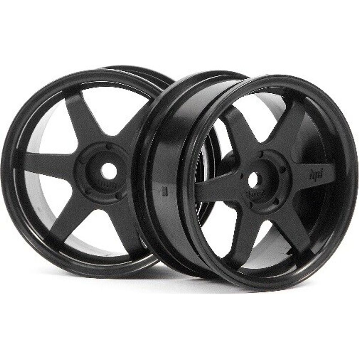 Te37 Wheel 26mm Black (3mm Offset) - Hp3841 - Hpi Racing