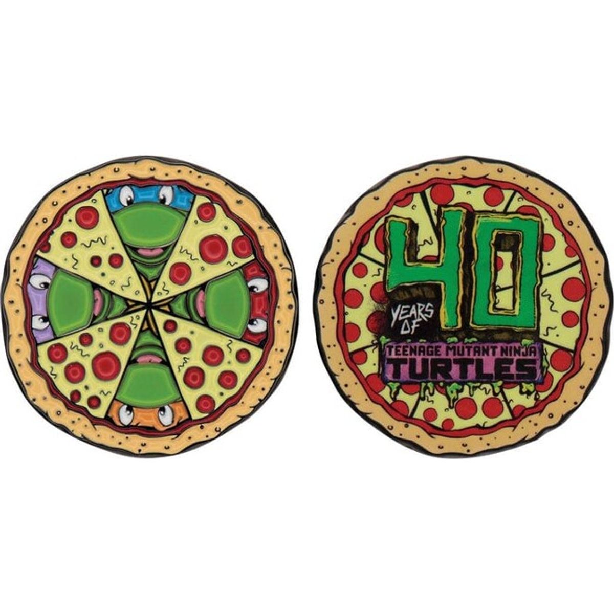 Teenage Mutant Ninja Turtles Limited Edition 40th Anniversary Collectible Coin