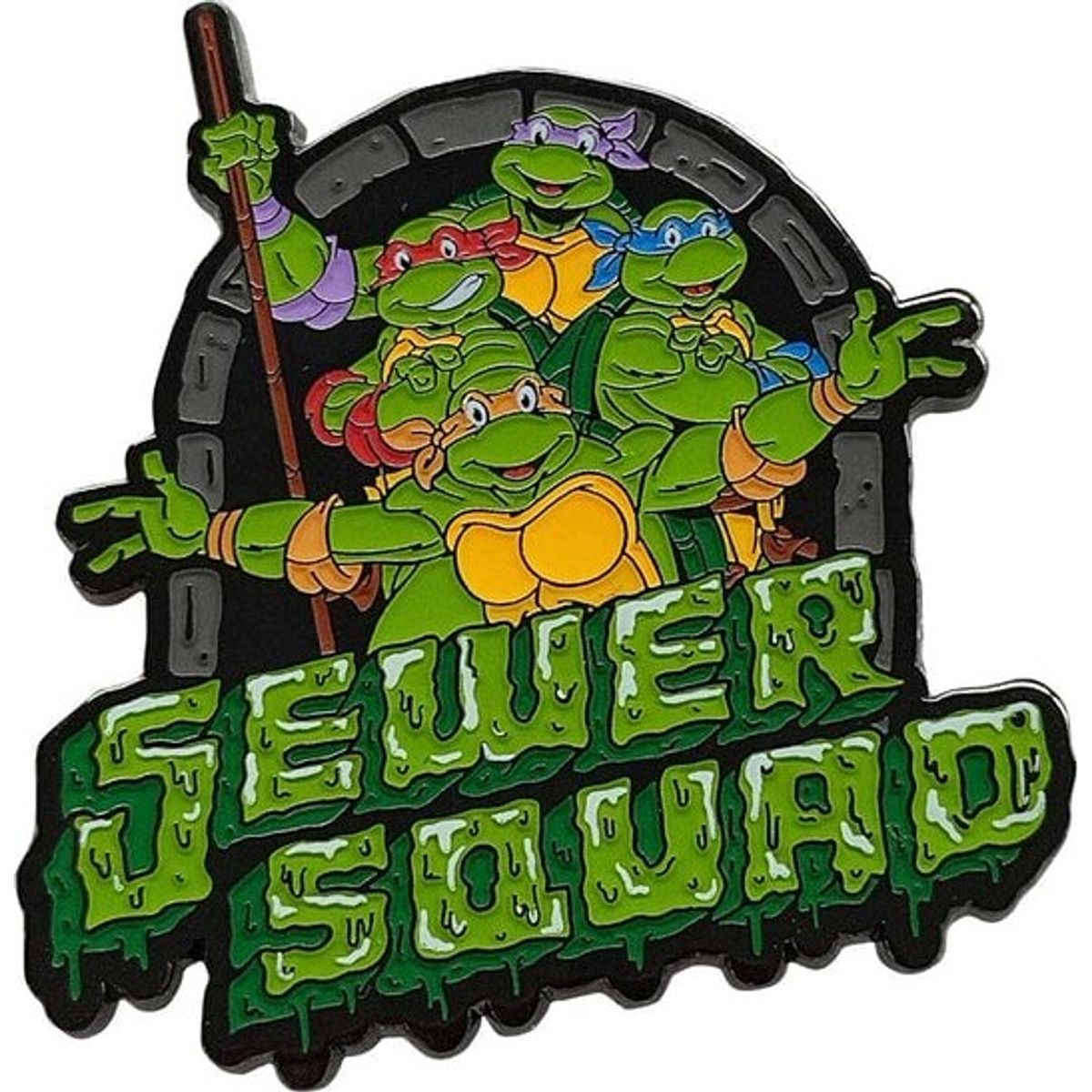 Teenage Mutant Ninja Turtles Limited Edition 40th Anniversary Pin Badge