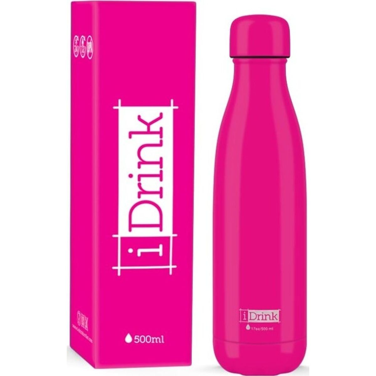 Termoflaske 500 Ml - Magenta