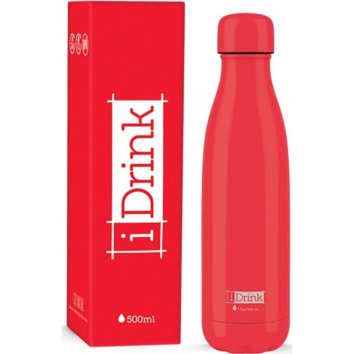 Termoflaske 500 Ml - Rød