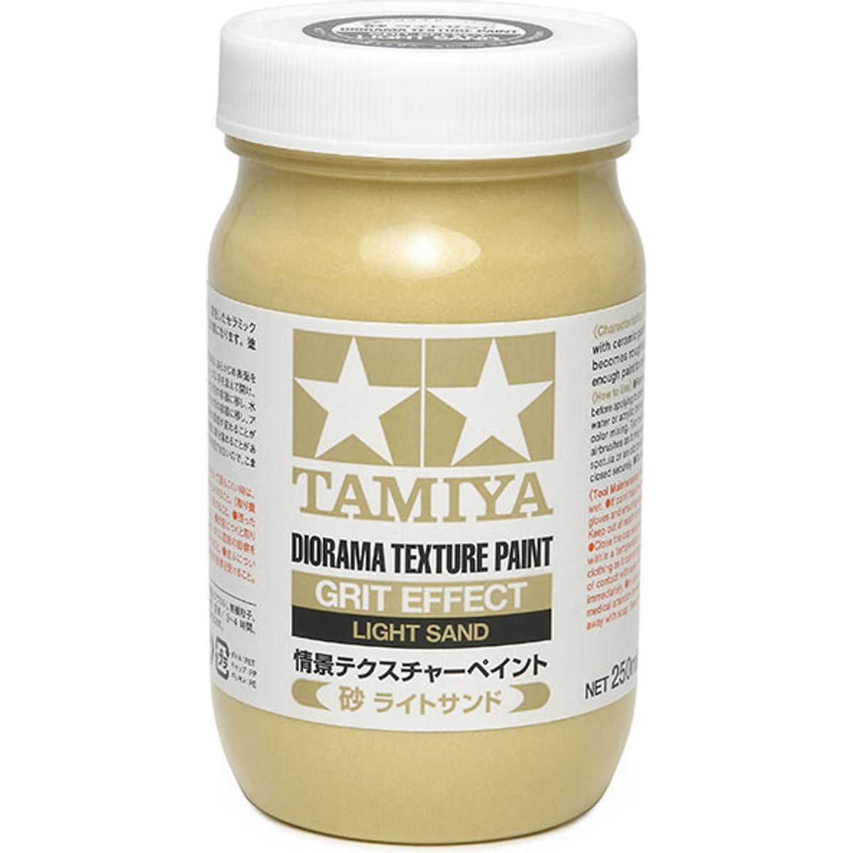 Tamiya - Diorama Texture Paint Grit - Light Sand 250 Ml - 87122