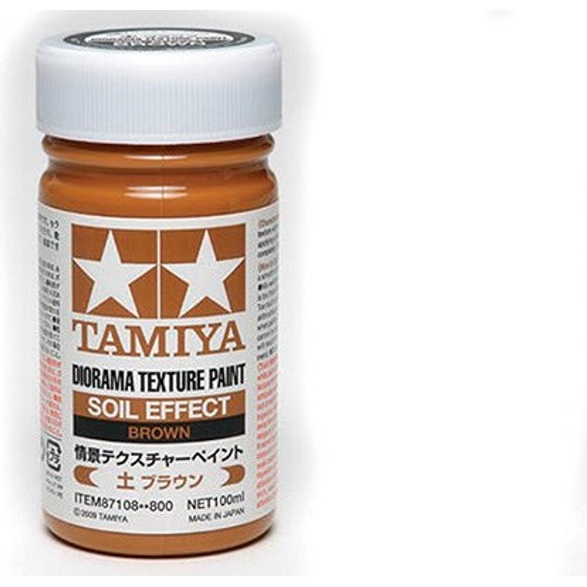 Tamiya - Diorama Texture Paint Soil - Brown 100 Ml - 87108