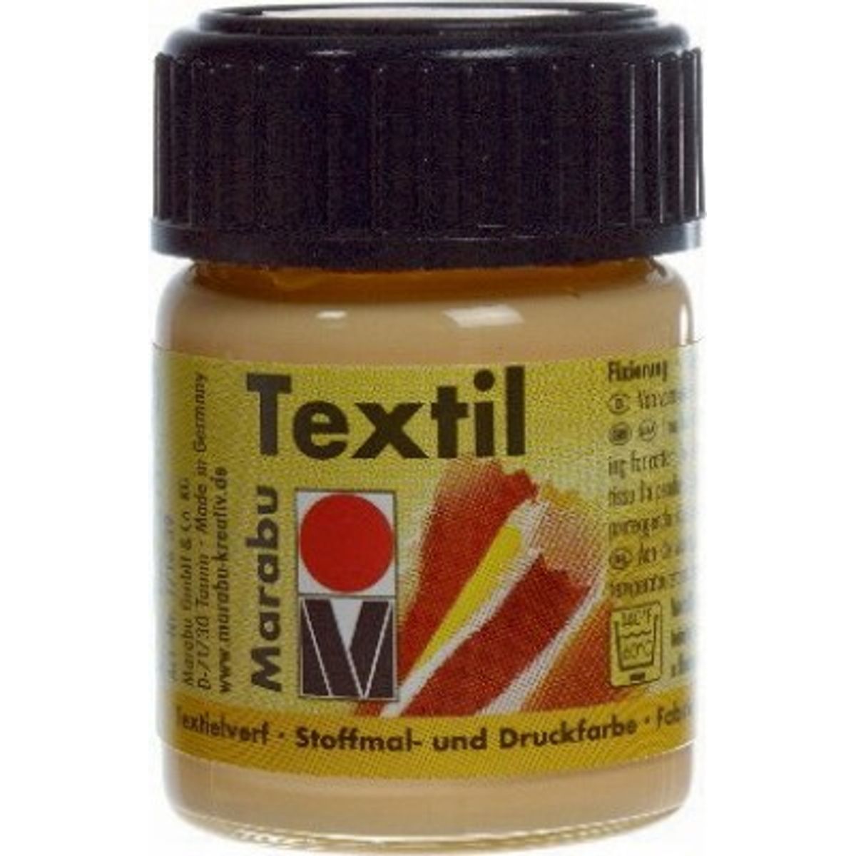 Tekstil Maling - Fersken - Textil - 15 Ml - Marabu