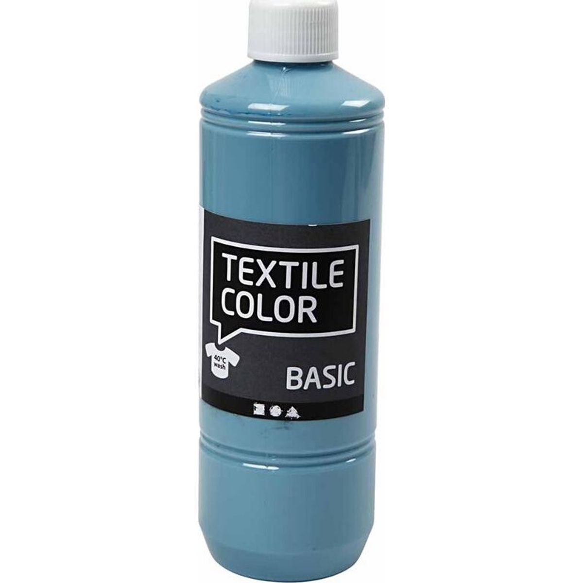 Tekstilmaling - Textile Color Basic - Dueblå 500 Ml