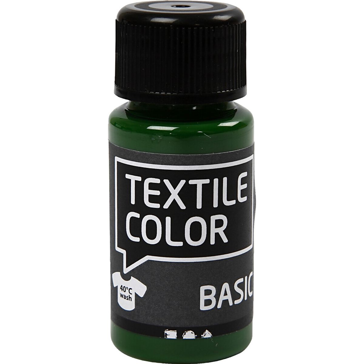 Tekstilmaling - Textile Color Basic - Olivengrøn 50 Ml