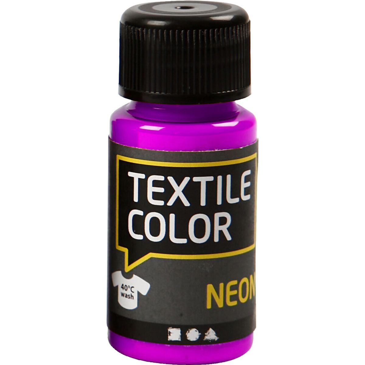 Tekstilmaling - Textile Color Neon - Neon Lilla 50 Ml