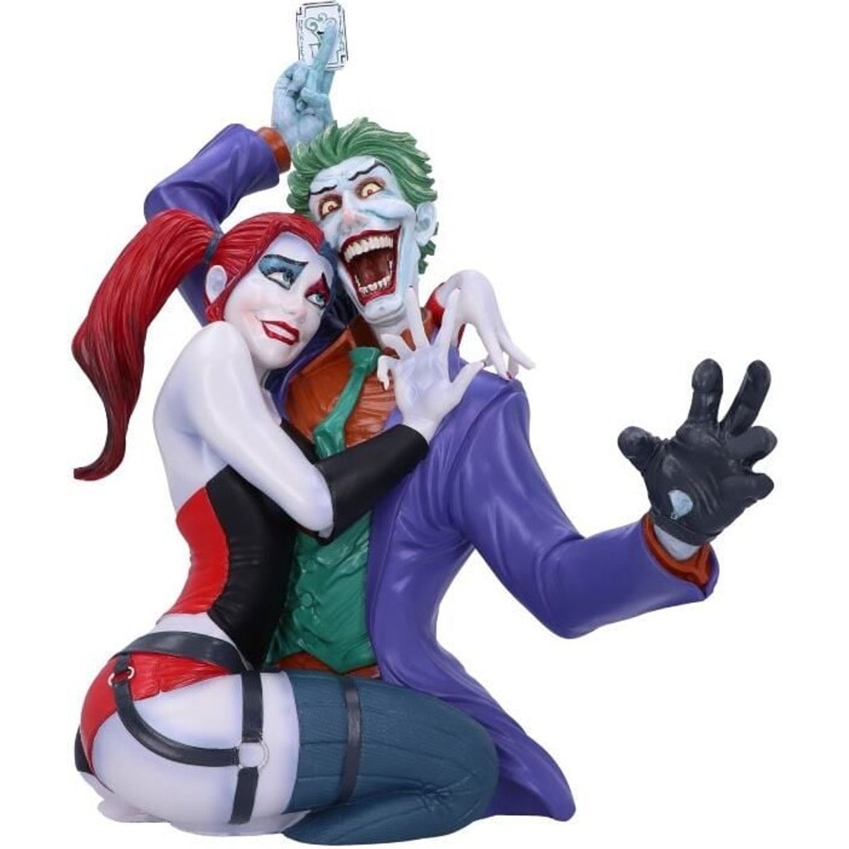 Joker & Harley Quinn Buste - Dc Comics - 37 Cm