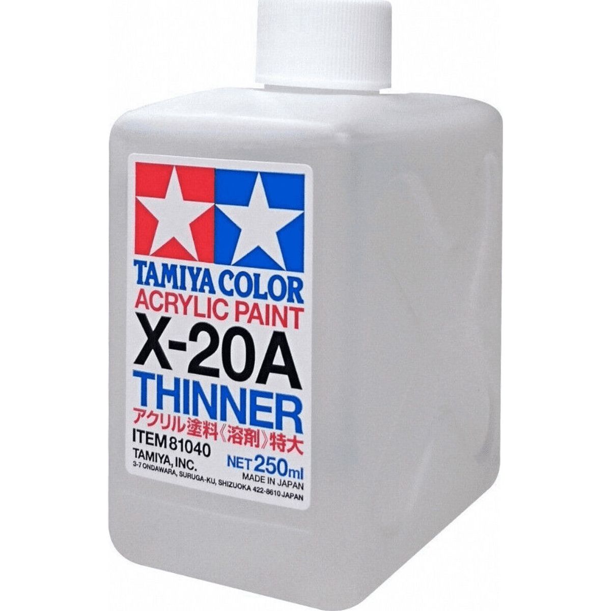 Tamiya - X-20a Thinner - 250 Ml - 81040