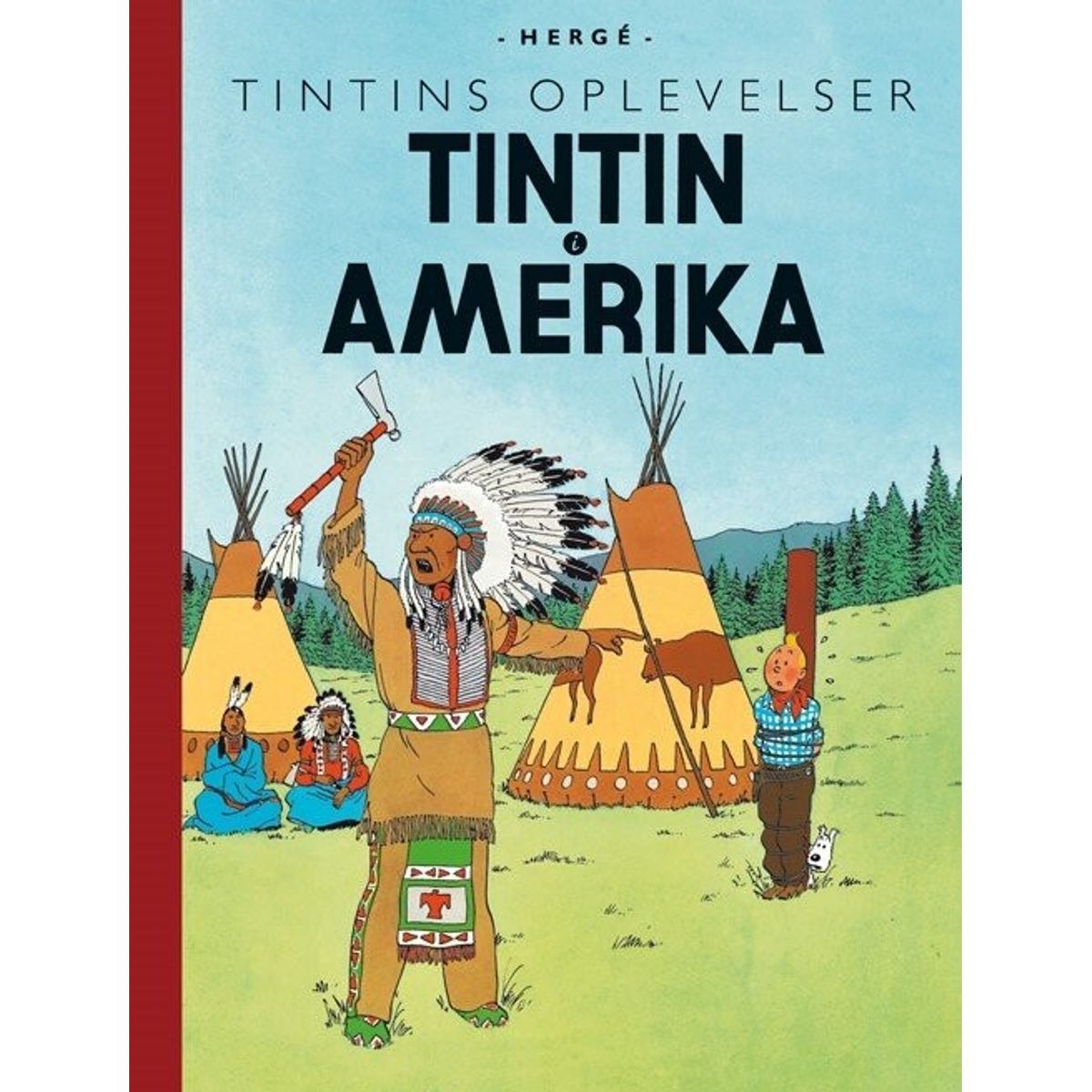 Tintins Oplevelser: Tintin I Amerika - Retroudgave - Hergé - Tegneserie