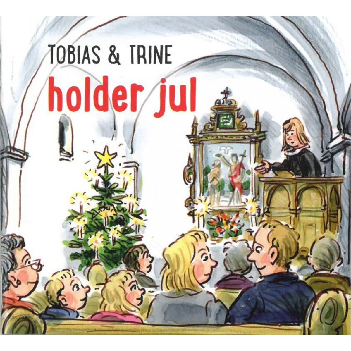 Tobias & Trine Holder Jul - Malene Fenger-grøndahl - Bog