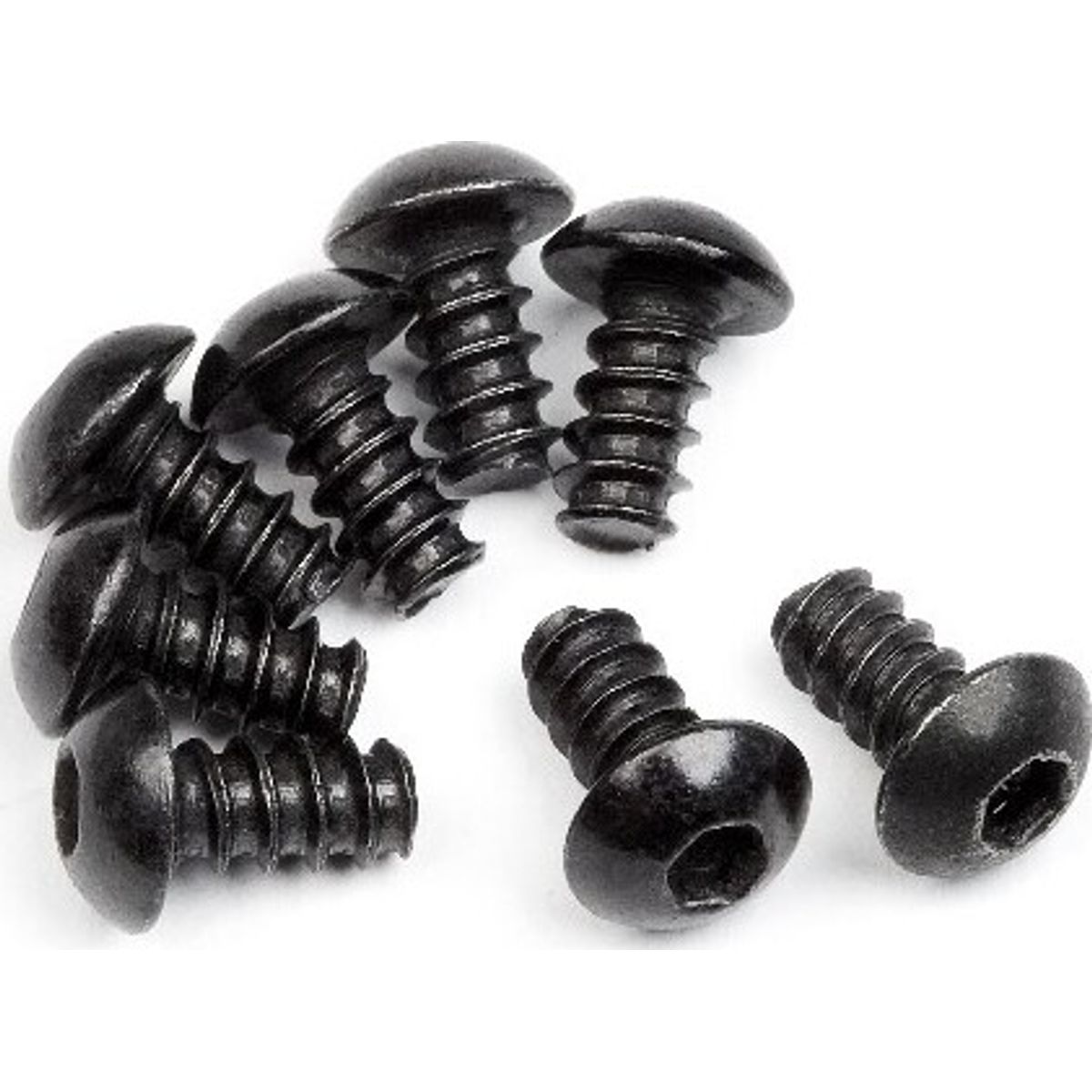 Tp. Button Head Screw M3x6mm (hex Socket/8pcs) - Hp103672 - Hpi Racing