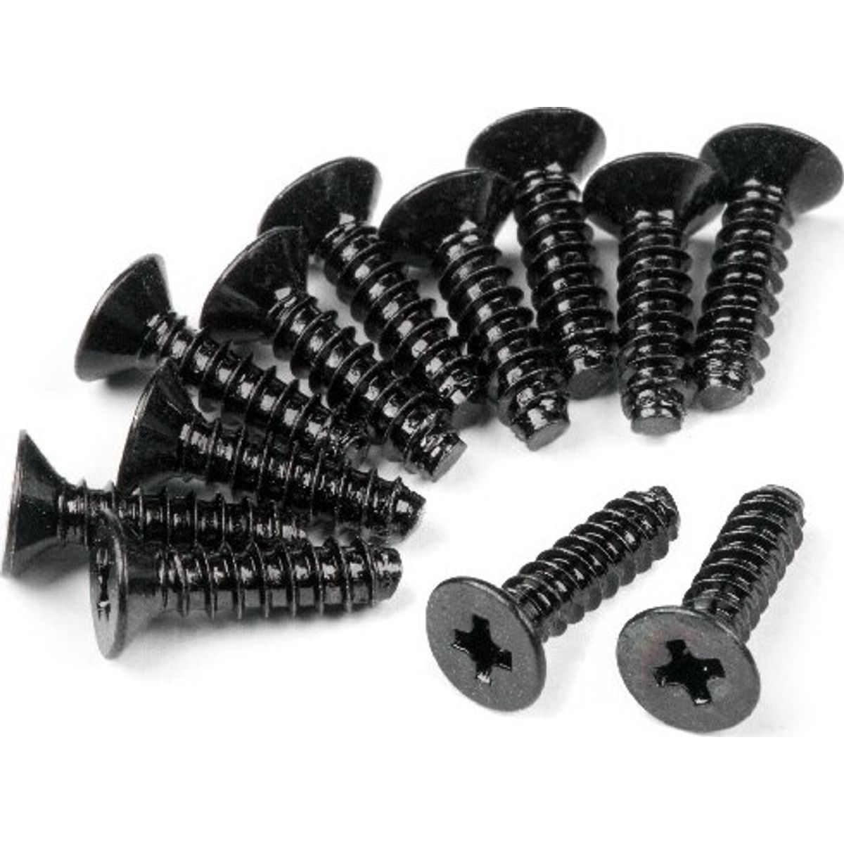 Tp Flat Head Screw M2.6x10mm (12pcs) - Hpz477 - Hpi Racing