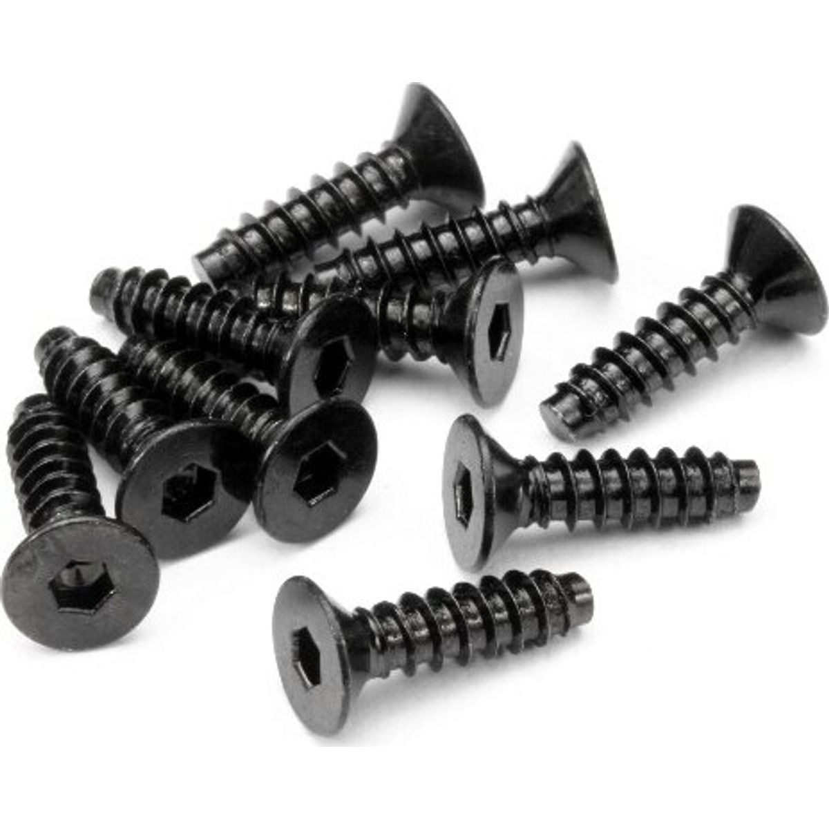 Tp Flat Head Screw M4x15mm (hex Socket/10pcs) - Hp94631 - Hpi Racing