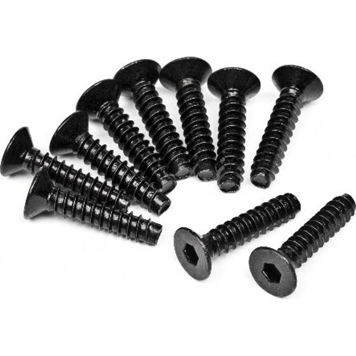 Tp. Flat Head Screw M4x18mm (hex Socket/10pcs) - Hp94632 - Hpi Racing