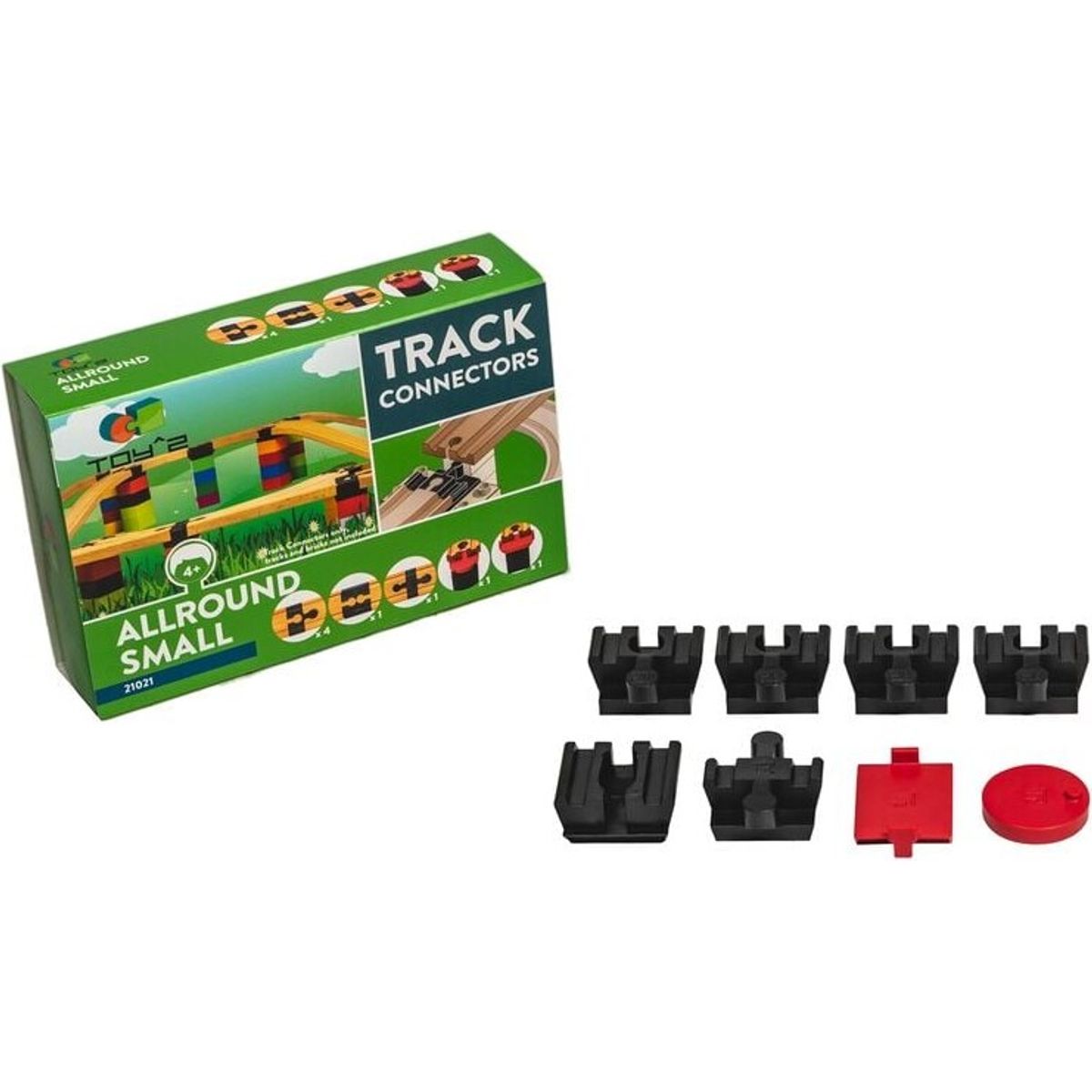 Toy 2 Track Connectors - Allround - 8 Dele