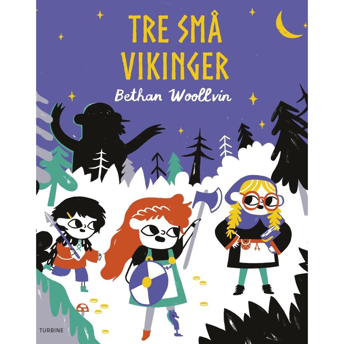 Tre Små Vikinger - Bethan Woollvin - Bog